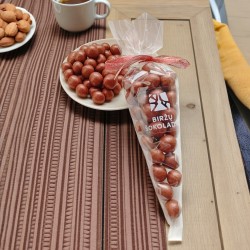 BRONZE Dražė LAZDYNO RIEŠUTAI pieniniame šokolade 