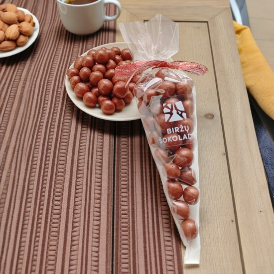 BRONZE Dražė LAZDYNO RIEŠUTAI pieniniame šokolade Logo-birzu-sokoladas