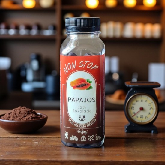 PAPAJOS 72% šokolade NON STOP PAPAJOS 72% šokolade NON STOP