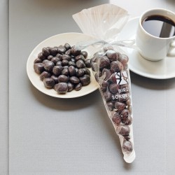 SILVER Dražė PAPAJOS juodajame šokolade 