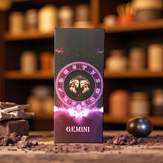 Zodiakų šokoladas – Dvyniai / Gemini – Biržų šokoladas Šokoladas Dvyniams – Zodiako serija – Biržų šokoladas