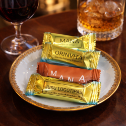 Maži šokoladukai su LOGO