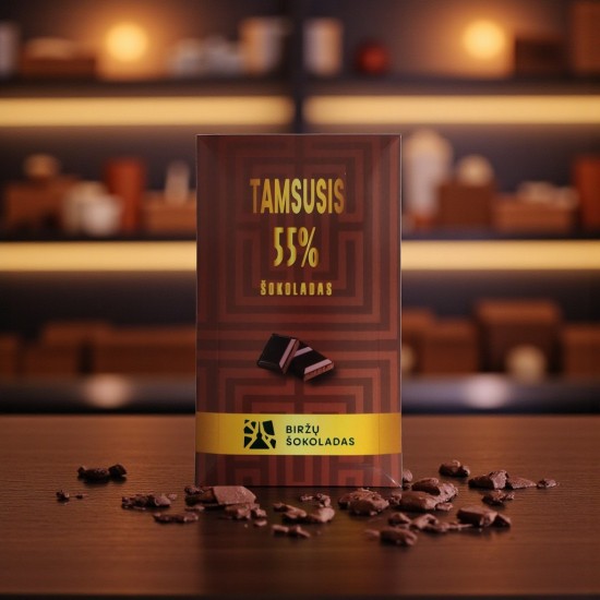 Tamsusis šokoladas "55%" Tamsusis šokoladas "55%"