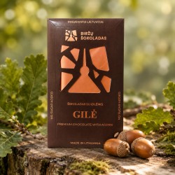 GILĖ, šokoladas su gilėmis