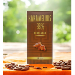 Karamelinis šokoladas "33%"