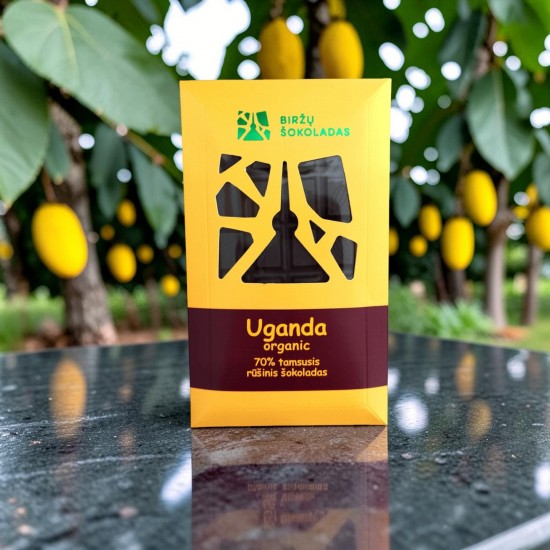 Rūšinis tamsusis 70% šokoladas UGANDA Rūšinis tamsusis 70% šokoladas UGANDA