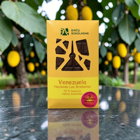 Rūšinis tamsusis 70% šokoladas VENESUELA Hacienda Las Bromelias